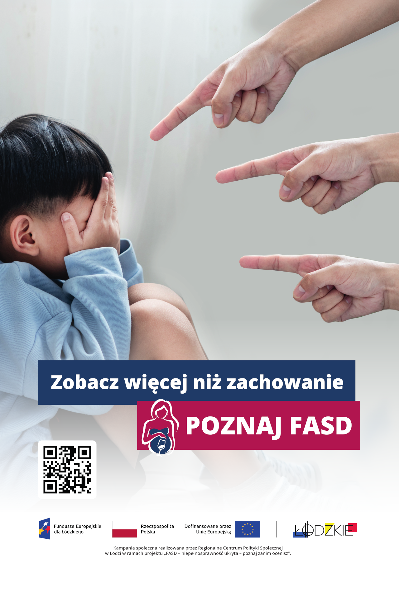 Plakat kampanii Poznaj FASD